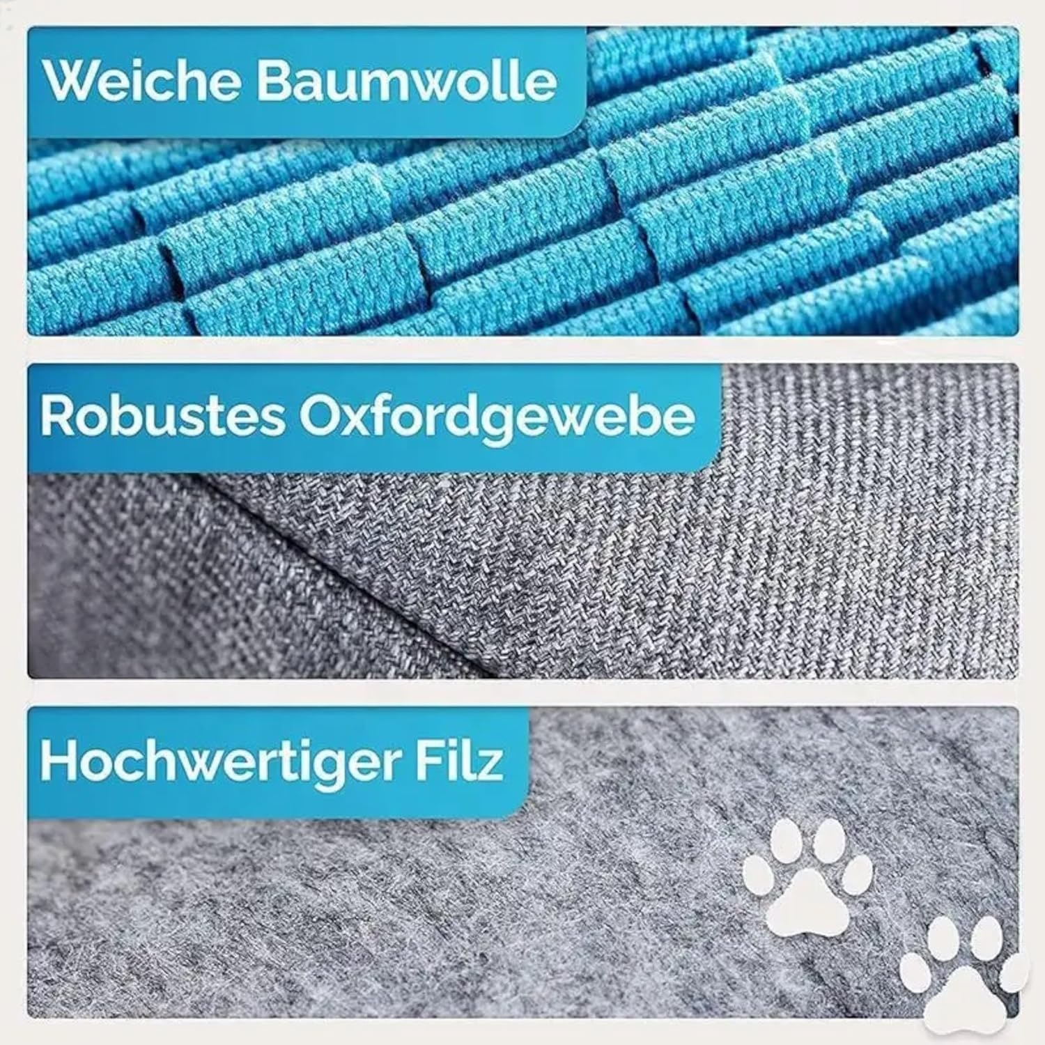 ROY Sniffing Rug for Dogs, Food Sniffing Feeding Mat - Sniffing Mat Dog, Puppy Training Mat for Slow Feeding, Dog Game Training Mat - Intelligence Toy for Dogs image number 3