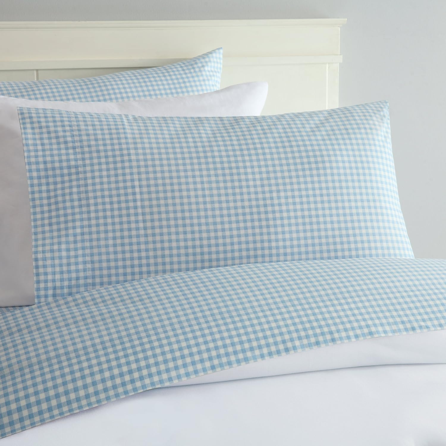 Gingham Sheet Set (Twin, Green)