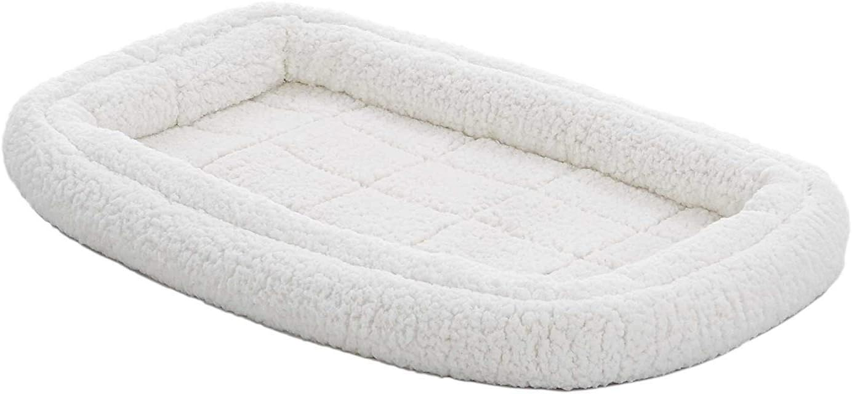 Double Bolster Pet Bed | 18-Inch Dog Bed Ideal for Toy Dog Breeds & Fits 18-Inch Long Dog Crates image number 5