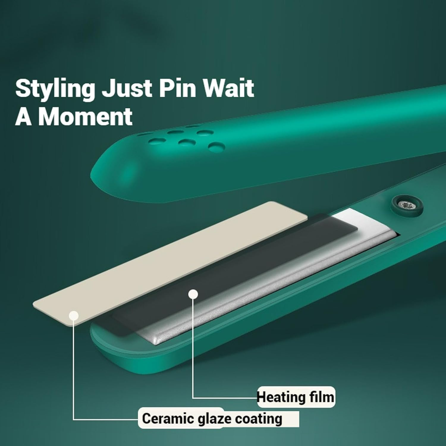 Mini Dual-Purpose Curling Iron,Ceramic Mini Hair Curler,2024 Upgrade Mini Dual Purpose Curling Iron,Mini Short Hair Curling Iron,Hair Curler,Hair Iron. image number 3