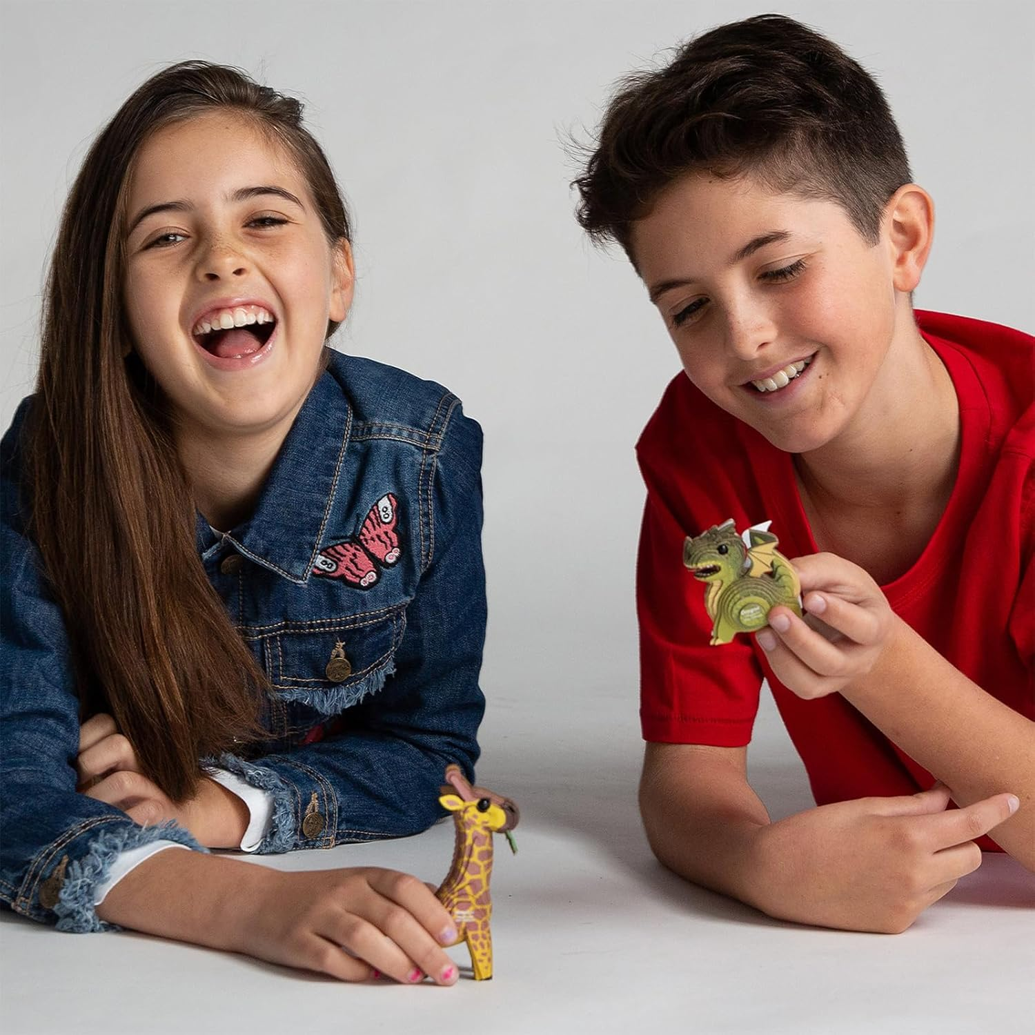 EUGY 009 Giraffe 3D Paper Puzzle - 20 Pieces Eco-Friendly Educational Toy Puzzle for Boys, Girls & Kids Ages 6+ image number 1