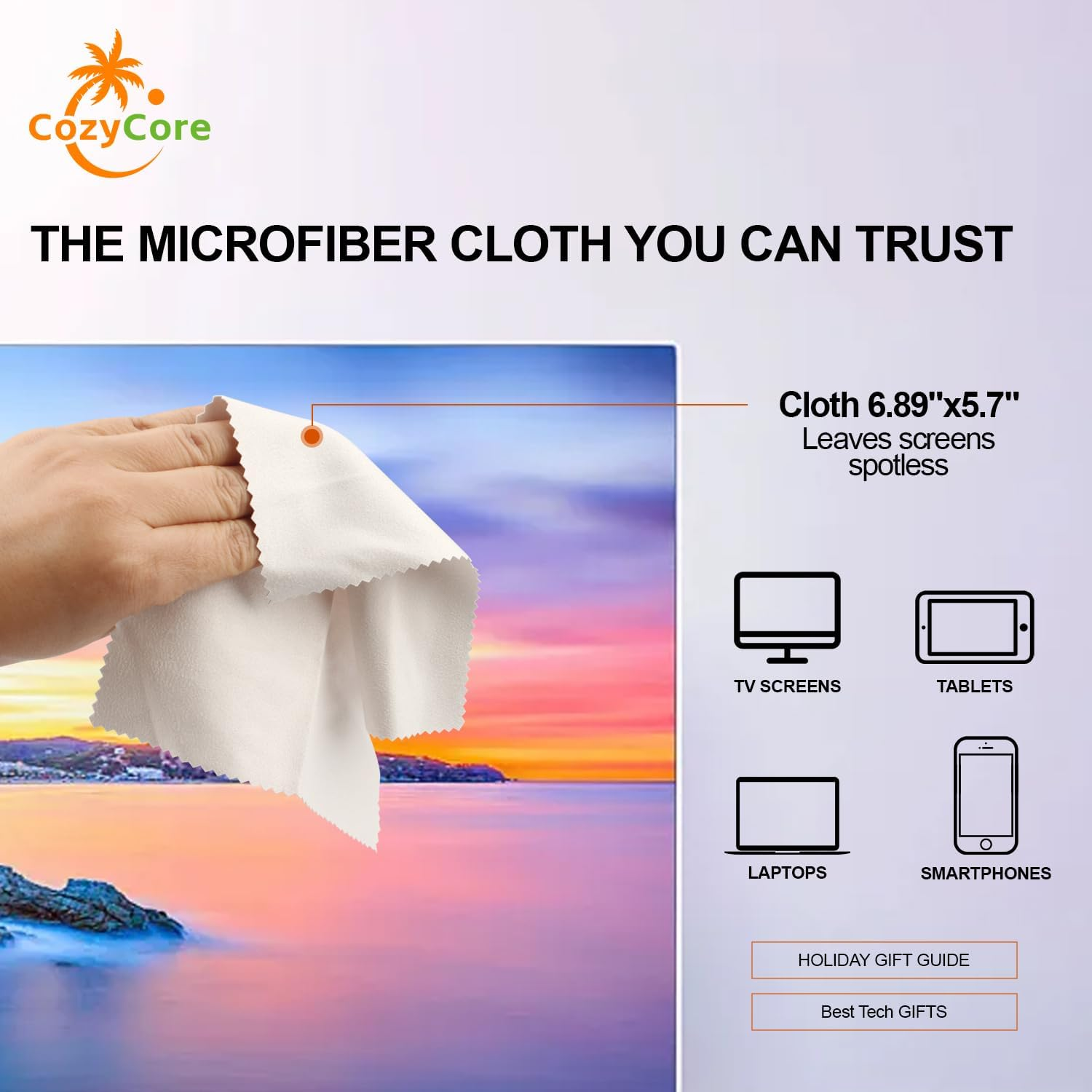 COZY CORE 6-In-1 Camera Cleaning Kit, Camera Lens Cleaner and Accessories, Includes Lens Cleaning Kit, Lens Cleaner, Lens Cleaning Pen, and Soft Brush image number 2