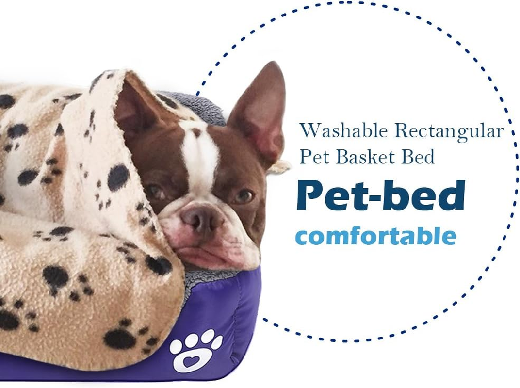 Powerking Dog Bed, Waterproof Pet Mat Pad and Sleeping Cushion for Kitty Cat and Small Puppy Dog, Soft and Washable (Purple) image number 2