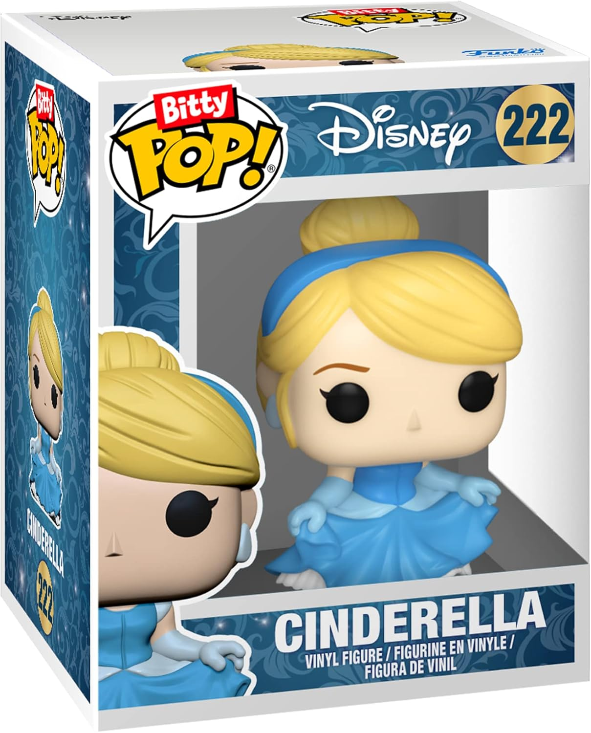 Funko Bitty Pop! Disney Princess - Cinderella, Snow White, Aurora E Una Mini Figura Misteriosa a Sorpresa - 0.9 Inch (2.2 Cm) Da Collezione - Ripiano Espositivo Impilabile Incluso - Idea Regalo image number 1