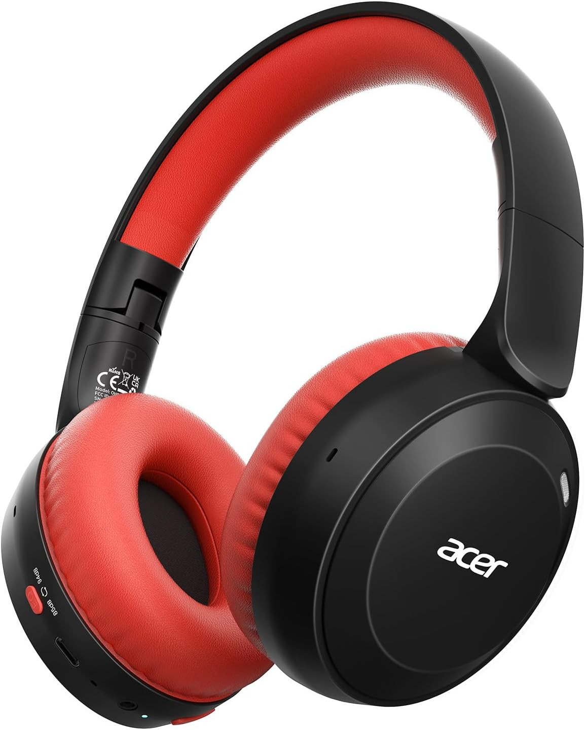 Acer OHR668 Kids Bluetooth Headphones - Blue Red