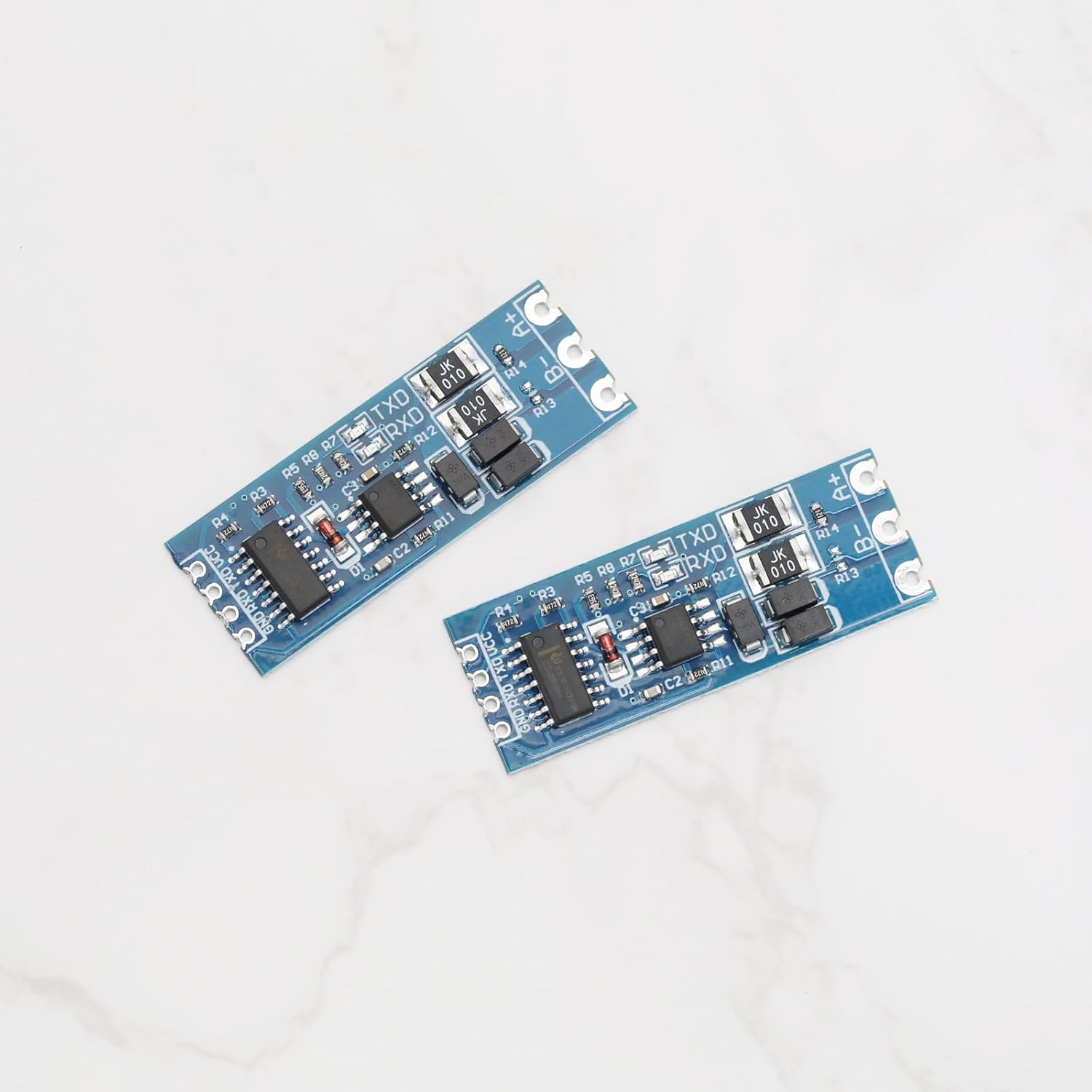 LT Easiyl 10Pcs TTL to RS485 Module 485 to Serial Port UART Module Level Converter Module Level Switching Power Module TTL Turn RS485 Power Supply image number 2