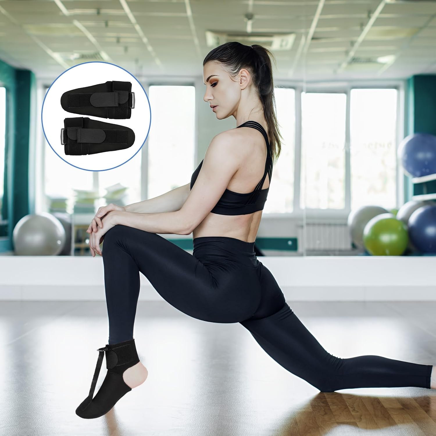 Plantar Fasciitis Night Splint Sock, Foot Support for Achilles Tendonitis Drop Foot, Stretching Foot Brace for Pain Relief, Corrective Ankle Orthosis for Foot Alignment image number 3