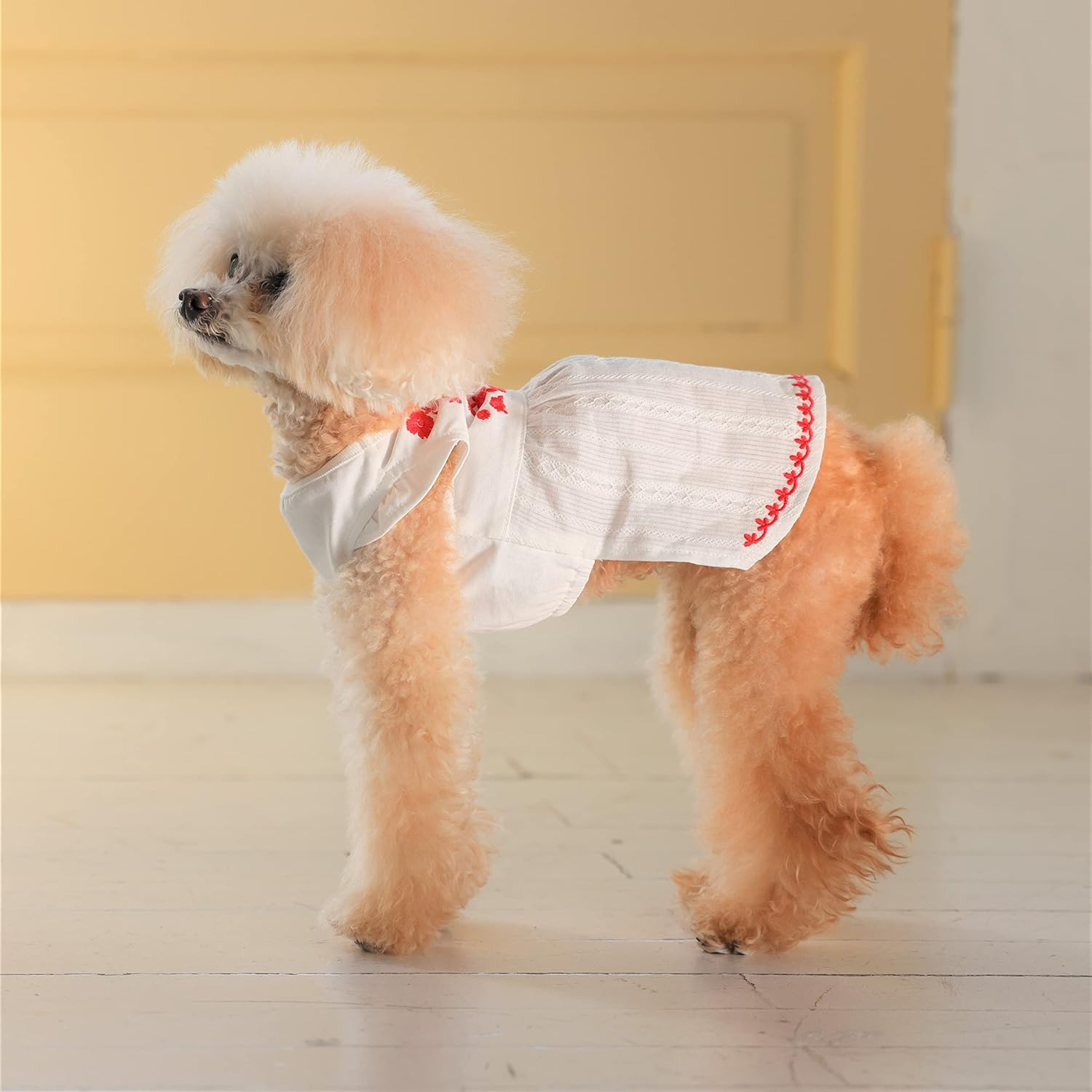 Dog Life Folklore One Piece Cool White Dog XL Size image number 4