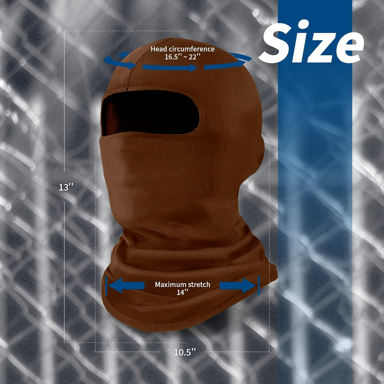 YESLIFE Ski Mask, Balaclava Face Mask for Men and Women, Skiing, Snowboarding, Motorcycle, UV Protection & Wind Protection