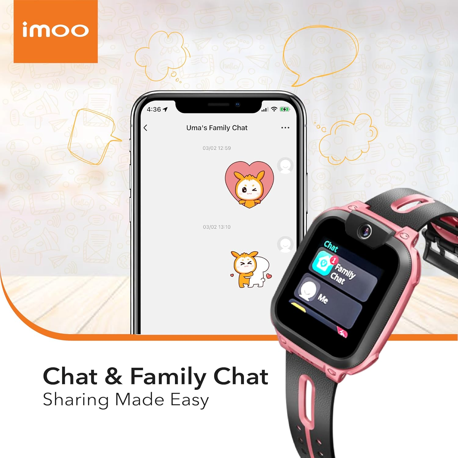 Imoo Z1 Kids Smart Watch, 4G Kids Smartwatch Phone with Video and Phone Call Durable, GPS Watch with Real Time Location. the SIM Card Only Supports the Vodafone Carrier.