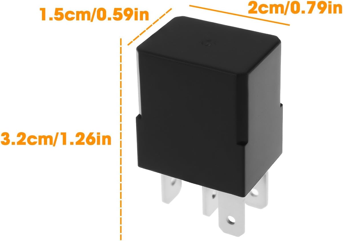 Be in Your Mind 4PCS 12VDC 4Pins Car Relay ACM33221 Cm1-Af-12V for Automotive Lighting Horn Motor Control Systems Applications image number 2