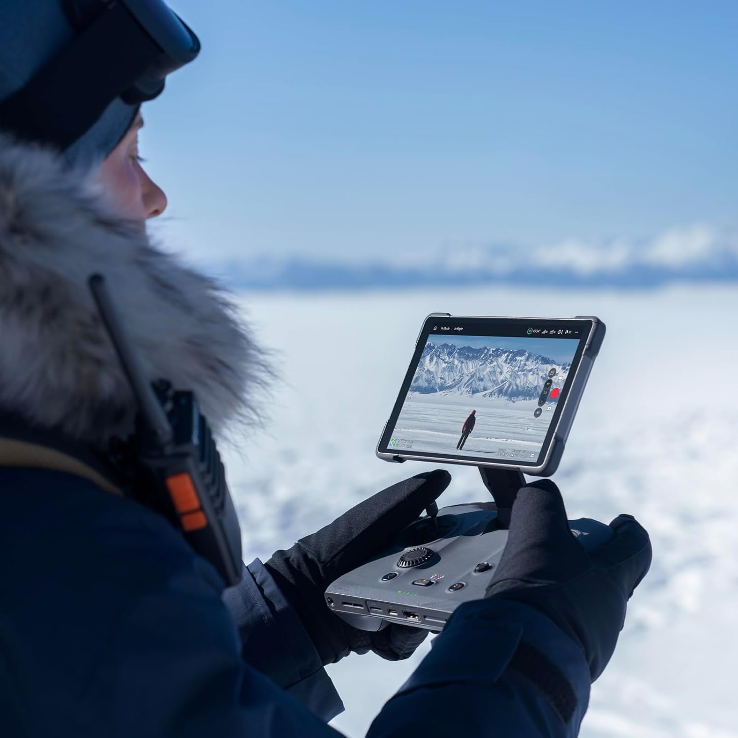 DJI RC Pro 2 Remote Controller, 7-Inch High-Bright Rotatable Display for Vertical Filming, Collapsible Control Sticks, Built-In Mic, 4-Hour Battery Life, Compatible with DJI Mini 5 Pro and More image number 2