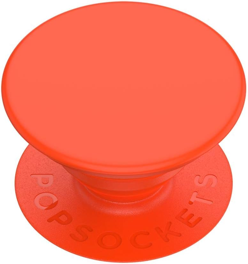 Popsockets: Popgrip Expanding Stand and Grip with a Swappable Top for Phones & Tablets - Neon Pink