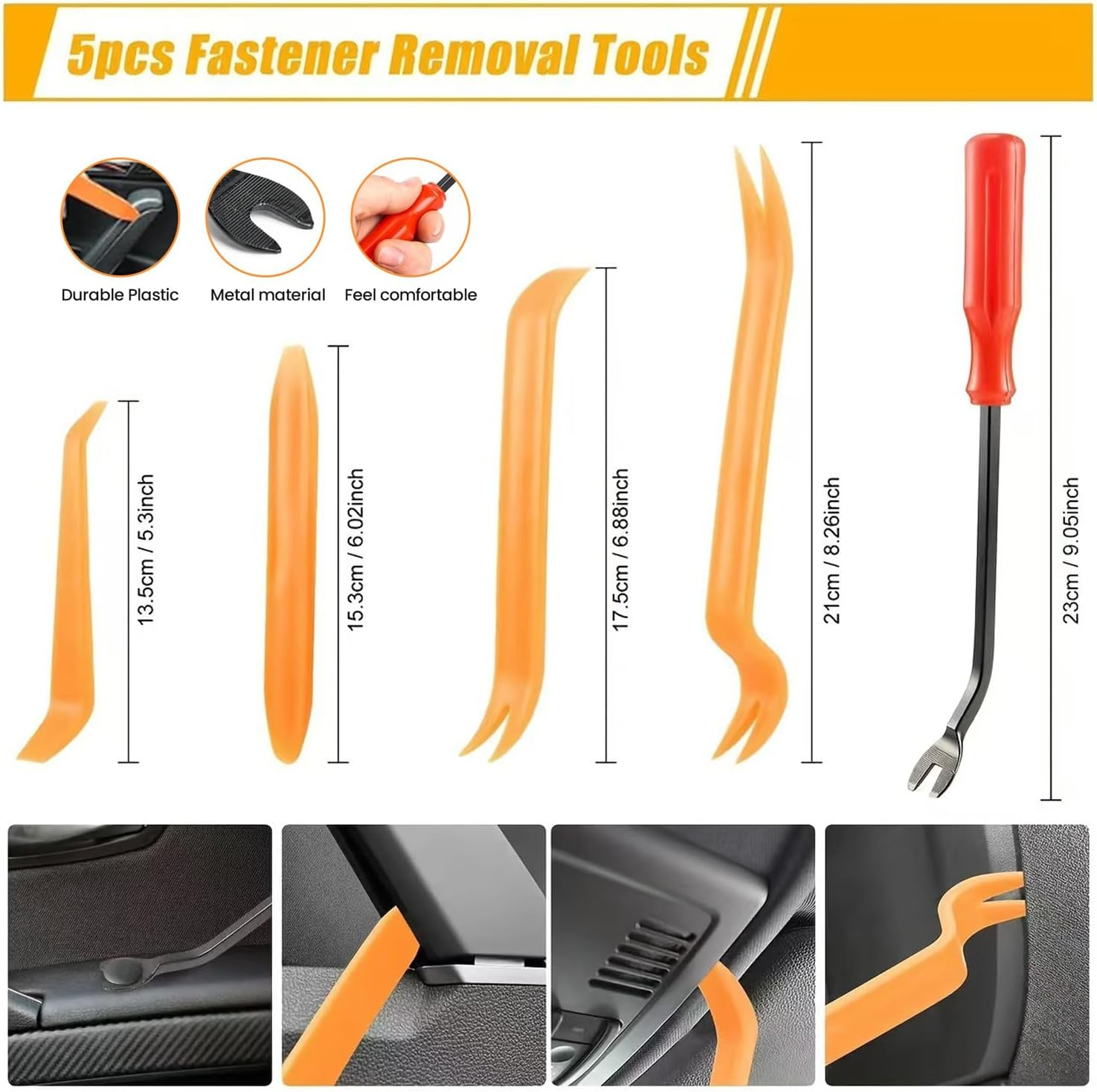 Car Fixing Clip Set, 1240PCS General Motors Tools and Equipment Tool Set, 32 Size Fastener Rivet Repair Car Clip, Decoration Removal Tool and Fastener Removal Tool image number 3