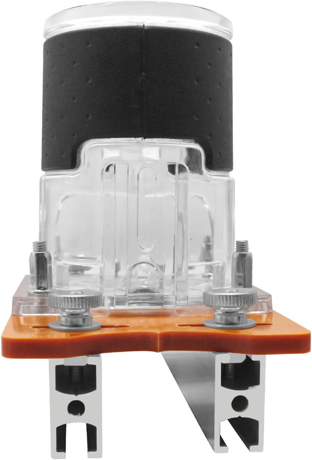 Wood Router Base, 2 in 1 Compact Wood Palm Router Base Router,Wood Trimmer Router Tool Base for Carbinet Closet Furniture image number 1