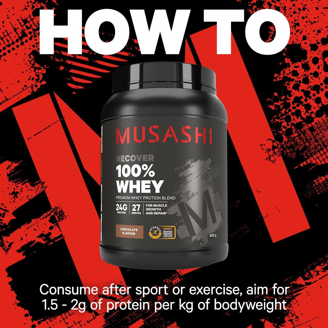 Musashi 100% Whey Protein Powder Chocolate 2Kg image number 3