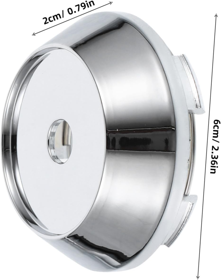 DINHEAROM 4Pcs Wheel Rim Car Hub Center Caps Smooth Finish Automotive Accessories for Vehicle Aesthetic Enhancement image number 6