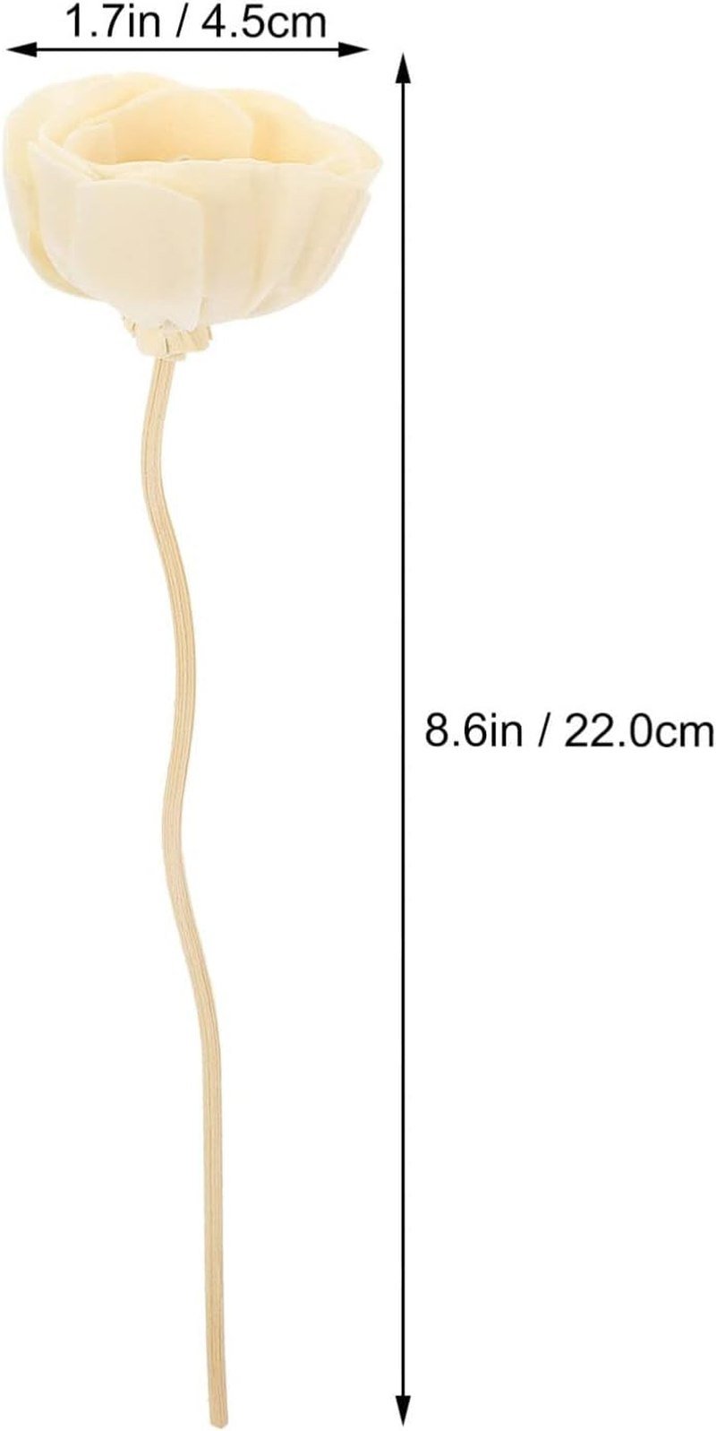 SEWACC 10Pcs Natural Diffuser Sticks Aromatherapy Rattan Flower Reed Sticks for Home Decoration Fragrance Essential Oil Diffusers image number 3