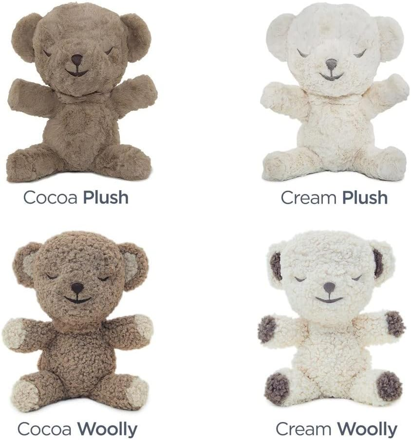 Snoobear White Noise Machine - Cry-Activated Plush Baby Sleep Soother - Cocoa image number 3