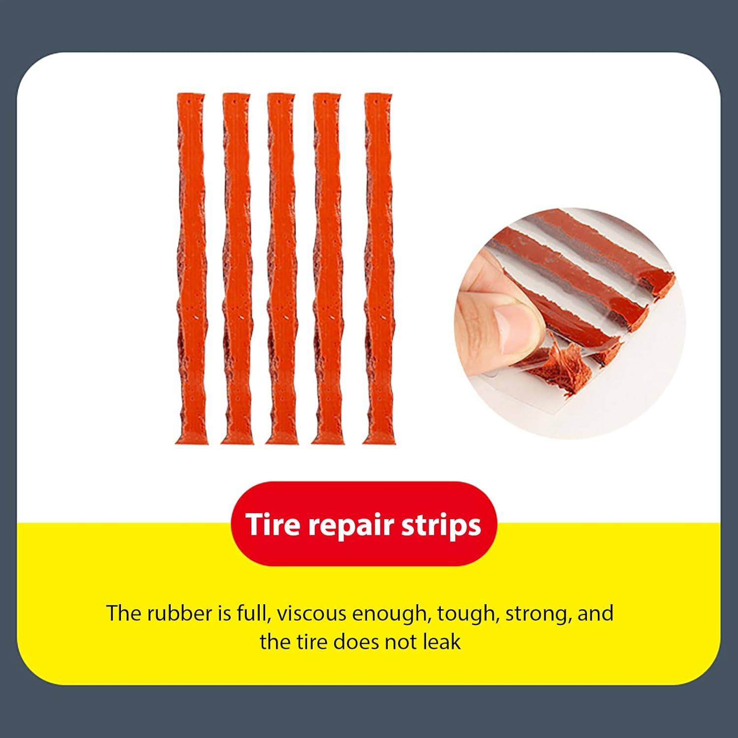 ETUCYNG Tire Repair Kit,Heavy Duty Professional Wheel Repairing Set | Heavy Duty Tire Plug Kit - for Trailer RV Truck Automotive Sedan Pickup - Blue Box image number 3