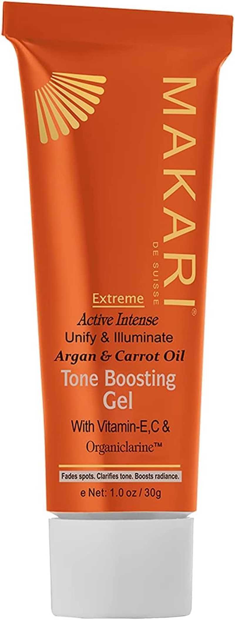 Makari Extreme Carrot & Argan Oil Toning FACE GEL 1.0Oz &ndash; Gel with Organiclarine&trade; &ndash; Anti-Aging Treatment for Dark Spots, Acne Scars & Wrinkles image number 2