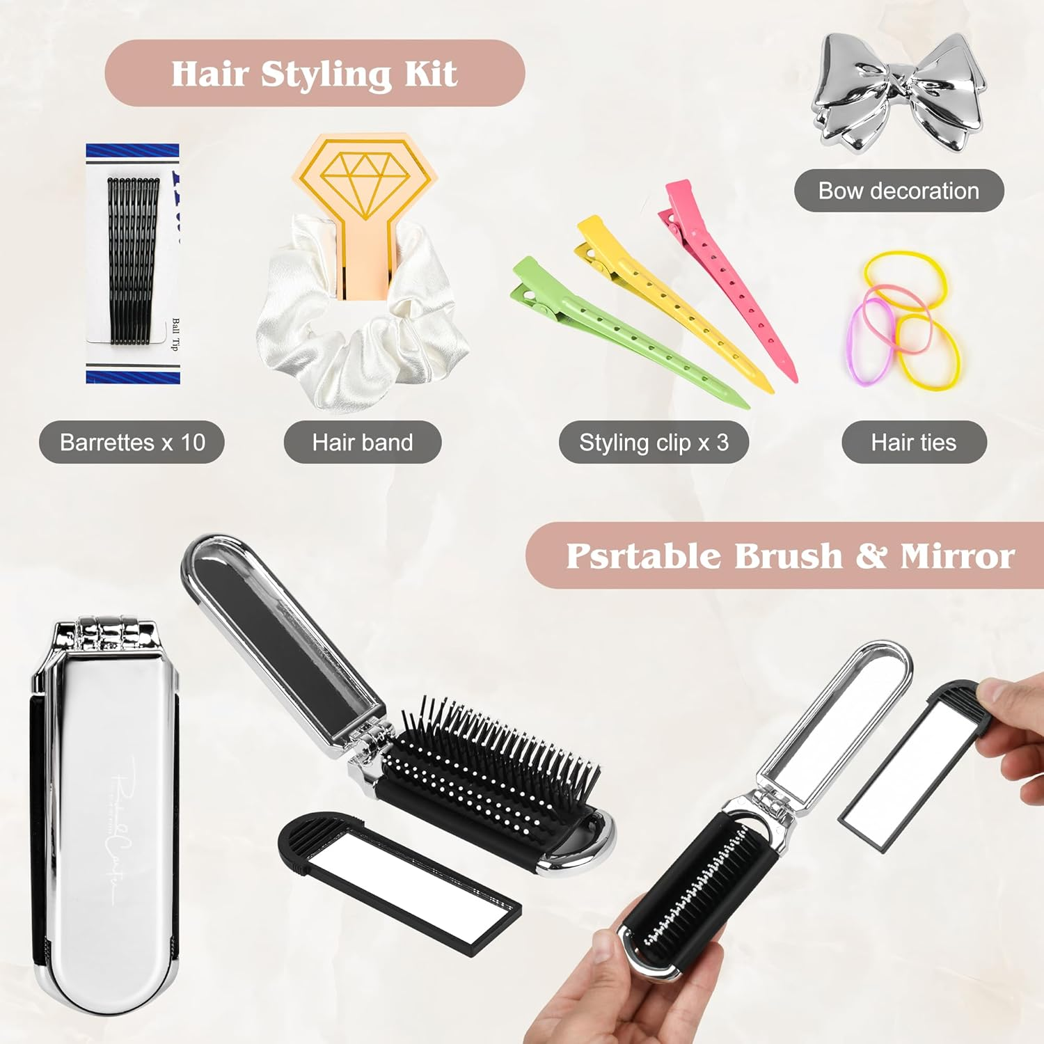 Seven Uncles Bridal Emergency Kit for Wedding Day for Bride Weddings Ultimate Set with 36 Pcs Essentials Items for Brides | Ideal W-Edding Day & Daily Use, White, &lrm;Bride Emergency Kit image number 1