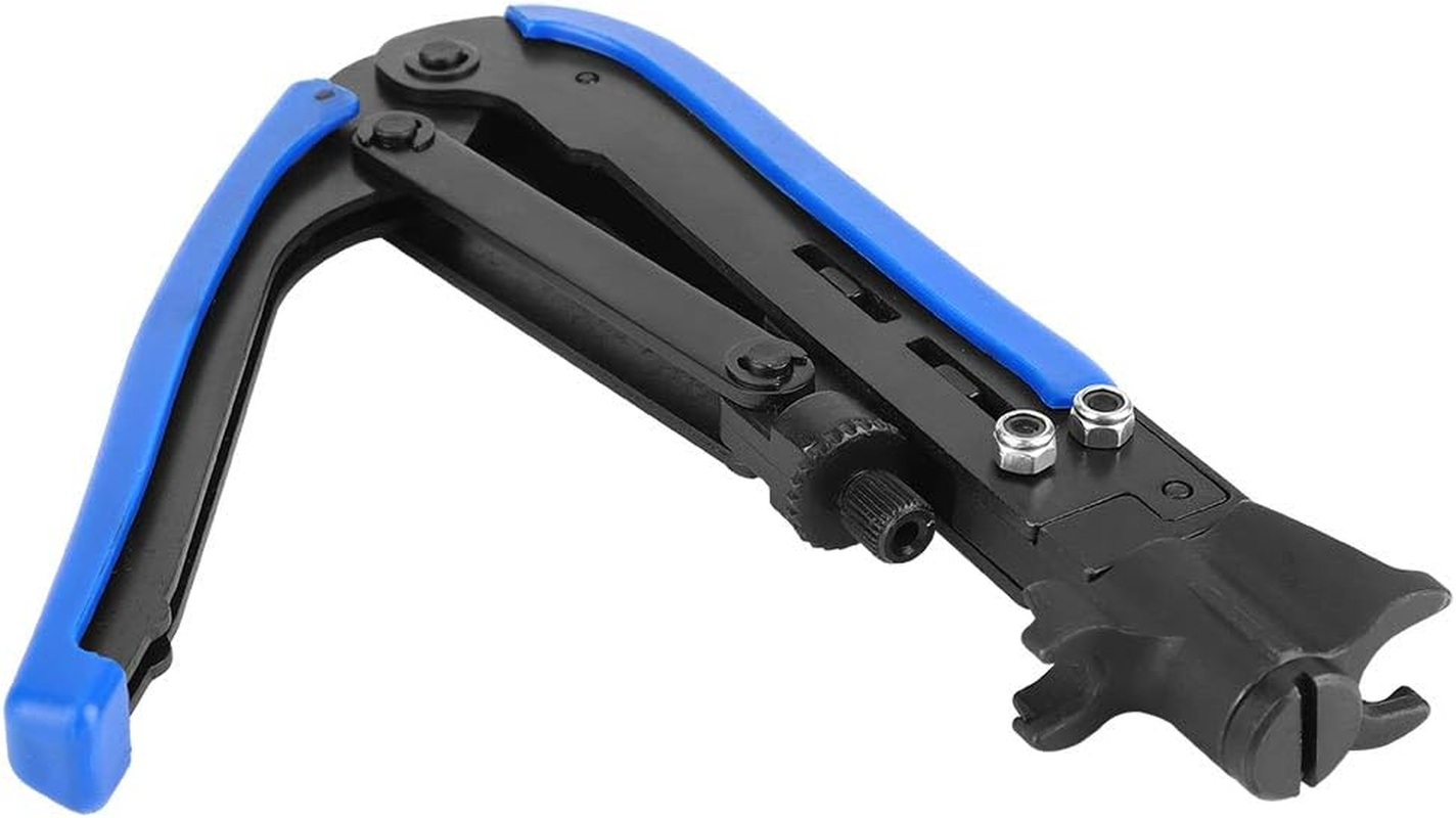 Coaxial Crimper Pliers Steel Network Cable Compression Crimping Tool for Home Office