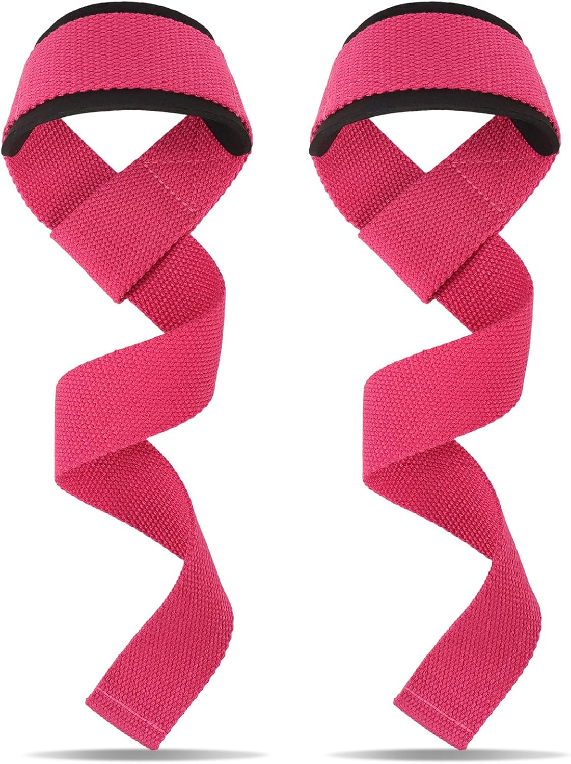 Viiotu Lifting Straps, Gym Straps with Neoprene Cushioned Wrist Pads, Weight Lifting Straps for Men & Women, Deadlift Wrist Straps for Powerlifting, Strength Training