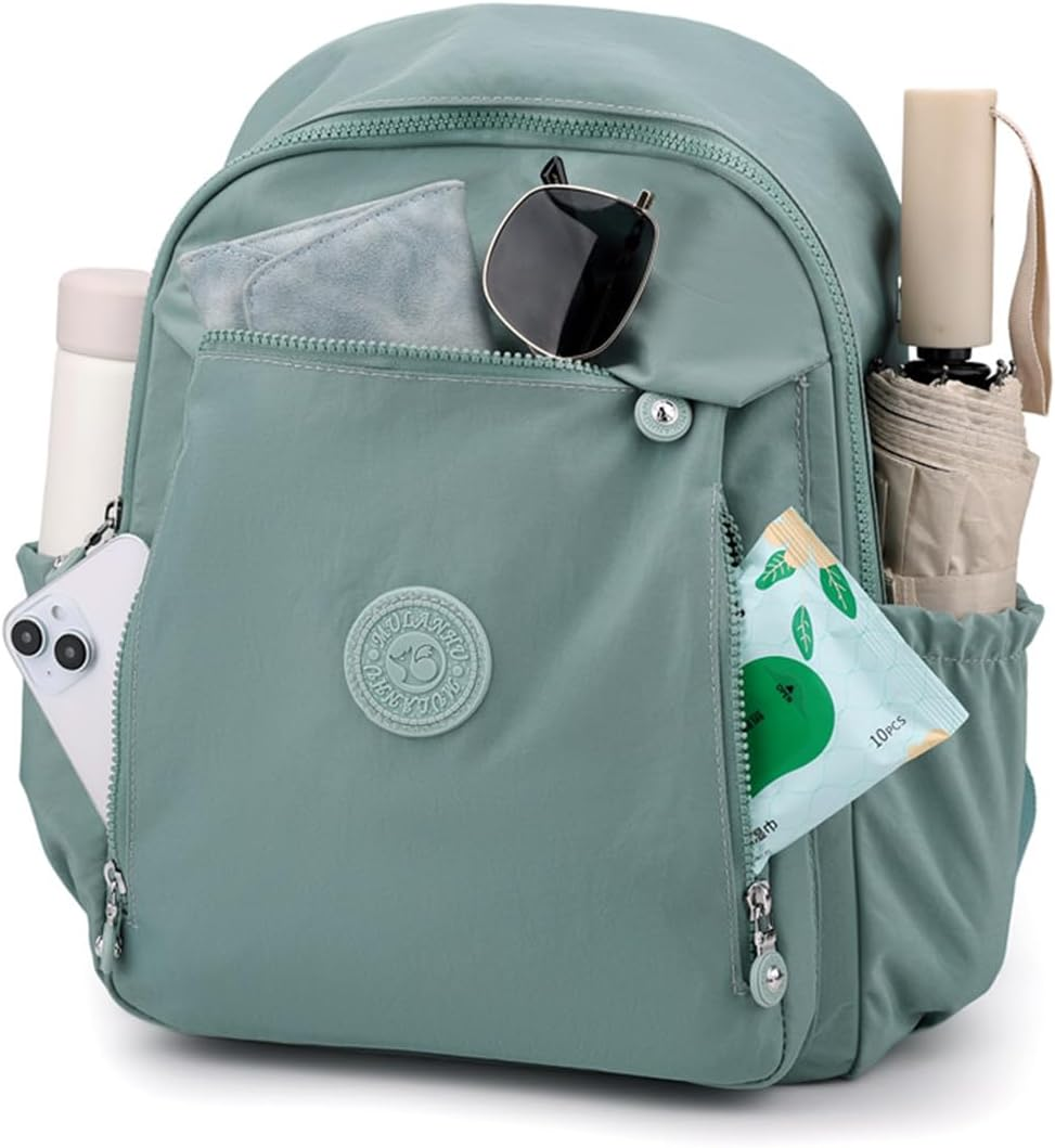 Tanweibago Mini Nylon Women Backpacks,11L Small Ladies Backpacks Casual Lightweight Women Shopping Travel Daypack image number 4