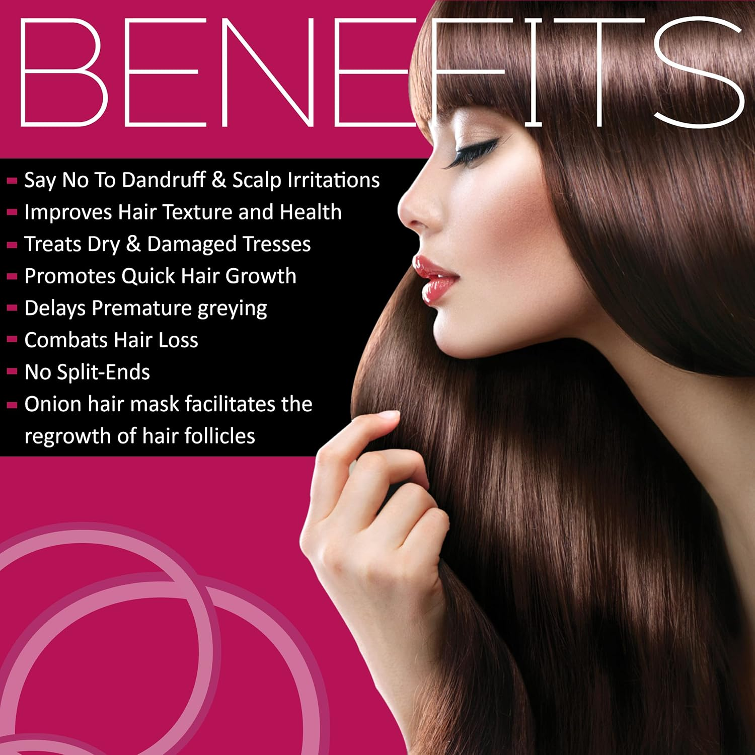 Pink Root Onion Hair Growth Mask image number 1