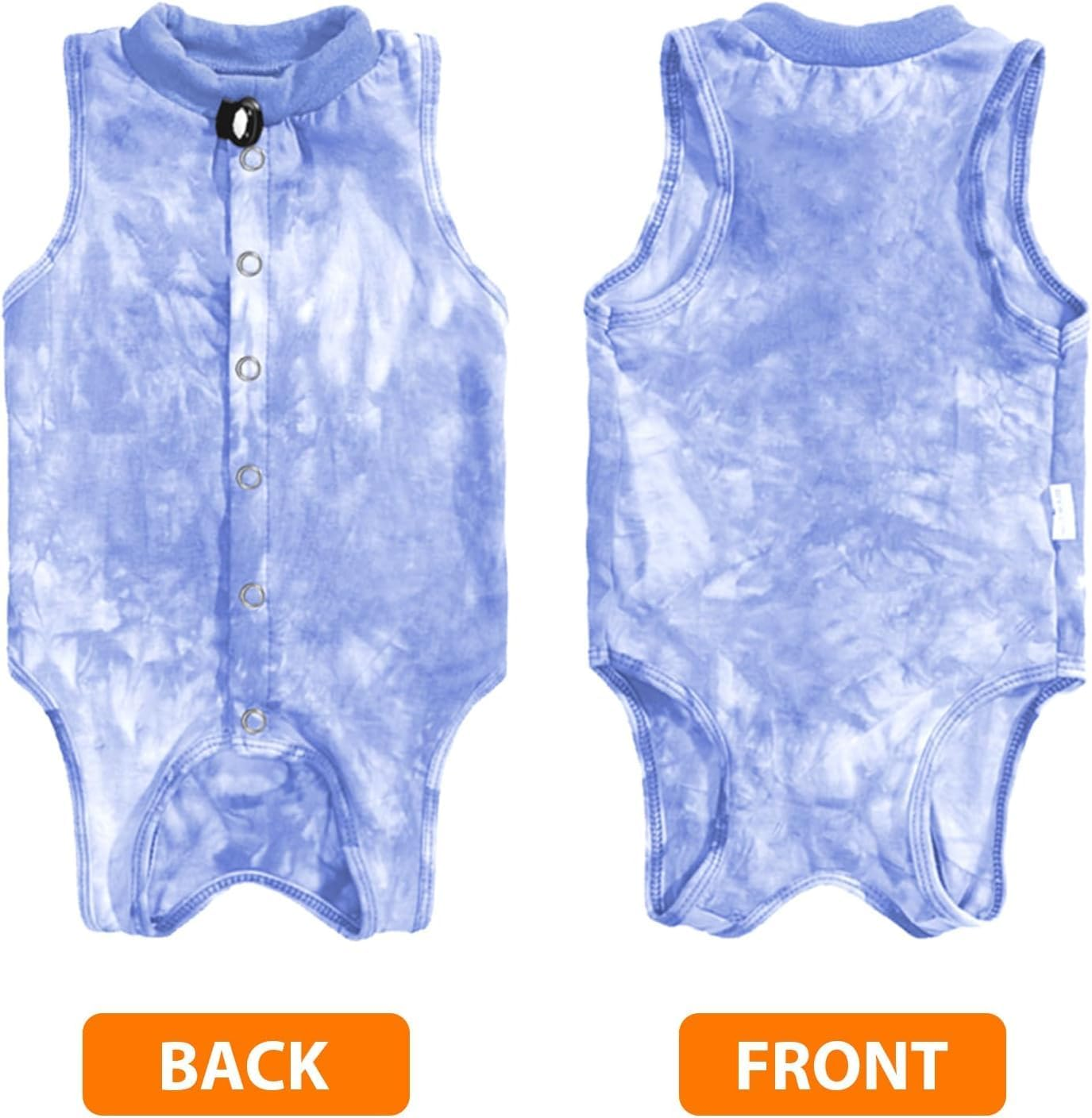 Cat Recovery Suit for Abdominal Wounds or Skin Diseases,Professional Breathable Surgical Recovery Suit,After Surgery Wear anti Licking Wounds,E-Collar Alternative for Cats and Dogs (Blue-L)