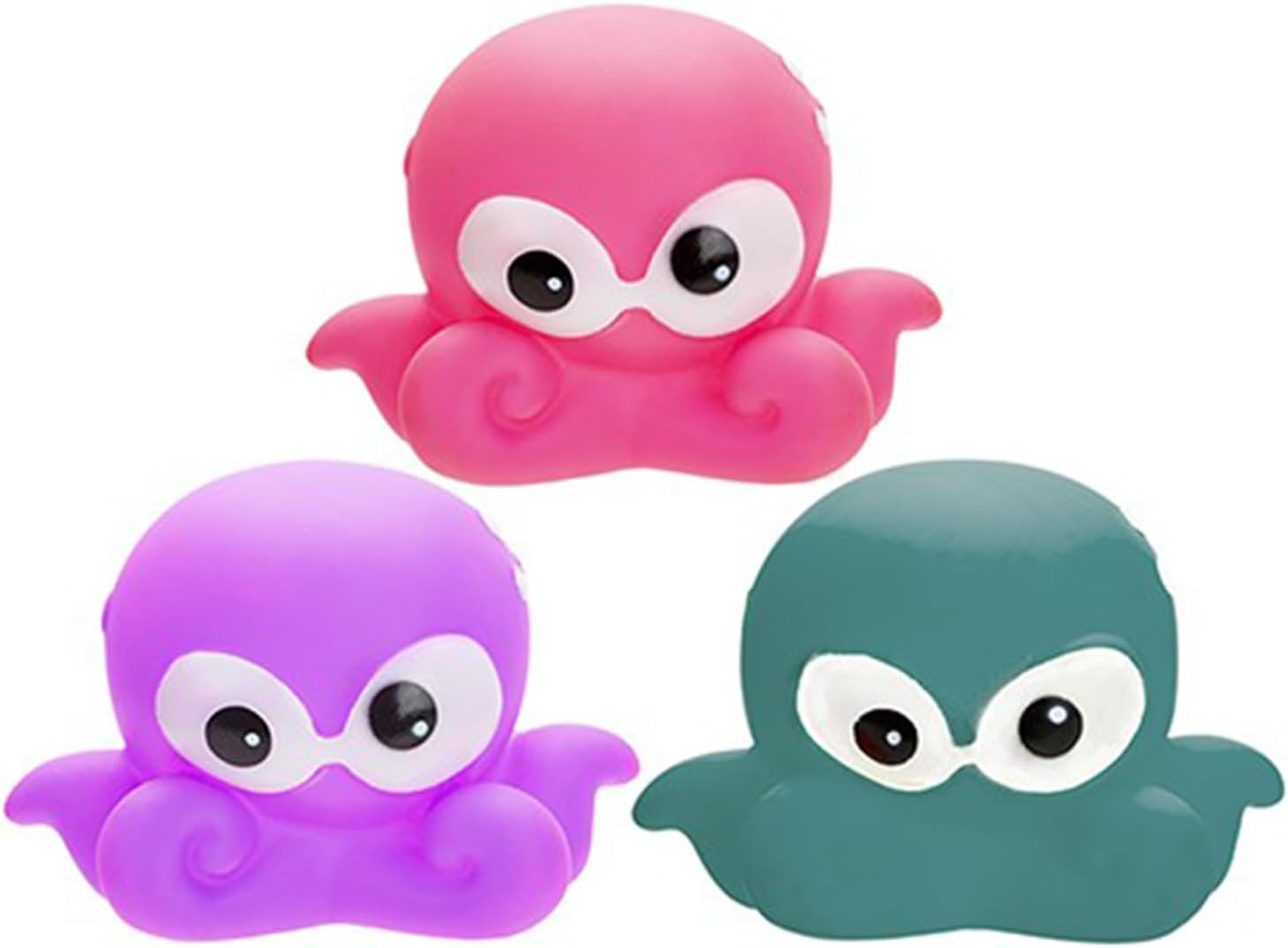 PMS 879112 Funny Octopus Vinyl Dog Toy, Fun Squeaky Toy, Perfect for Small and Large Dogs (1 Piece), Multi-Colour