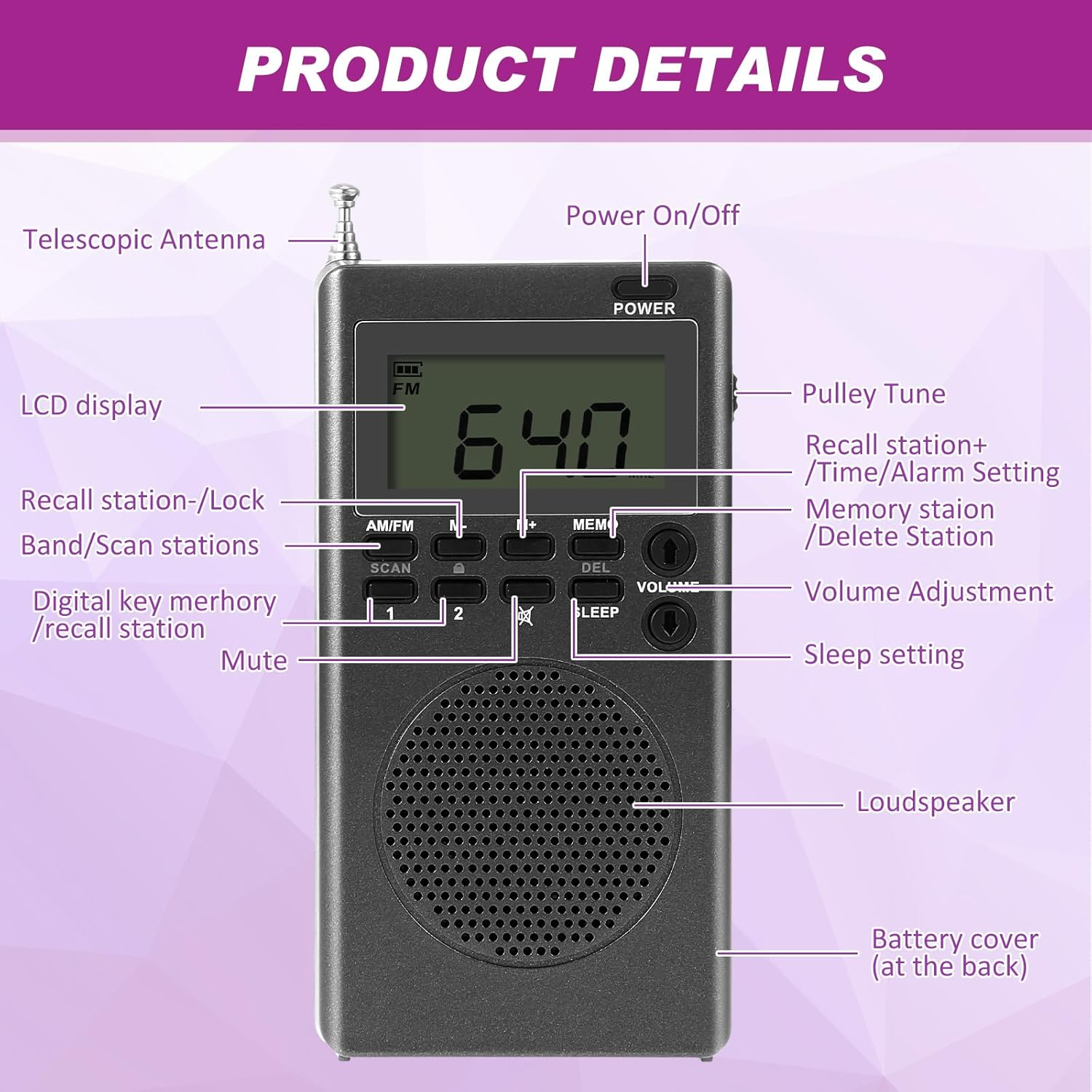 Dunzy 3 Pcs Ghost Hunting Equipment Kit with Ghost Box Headphones and Blindfold Spirit Hunting Equipment for Home Office Outdoor image number 5