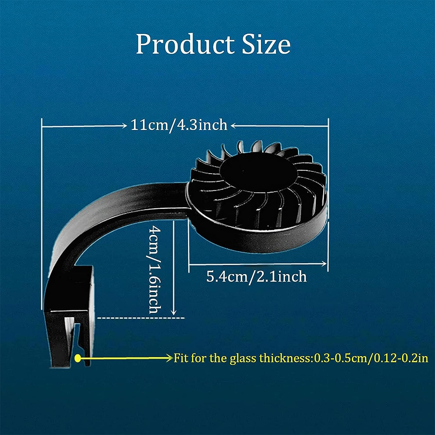 Bigtron Full Spectrum Aquarium Light, Small Clip Light for Fish Tank - Blue-Red image number 7