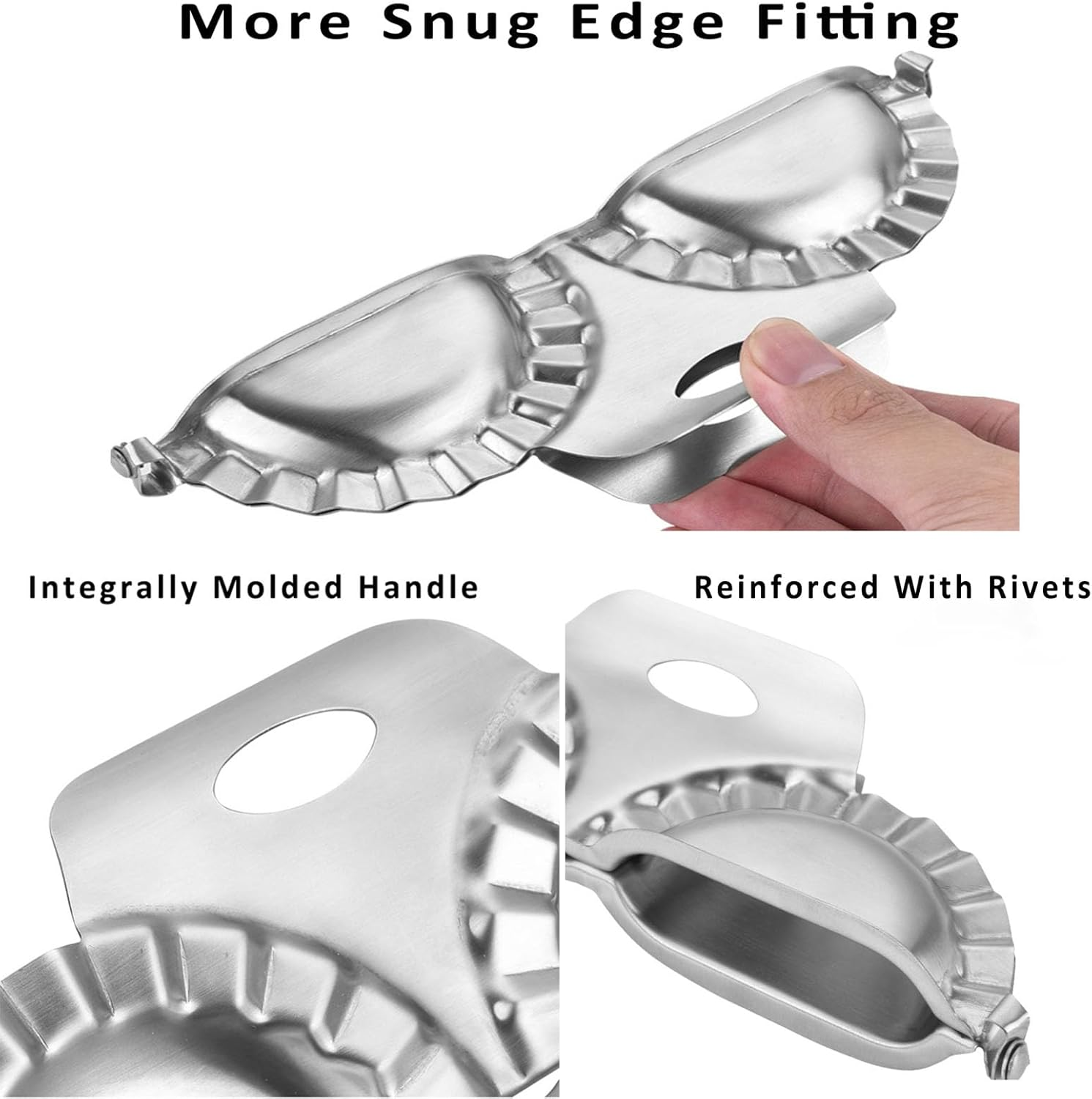 RAXCO SUS304 Stainless Steel Dumplings Maker Tool,Dumpling Press Mold Kitchen Accessories image number 6