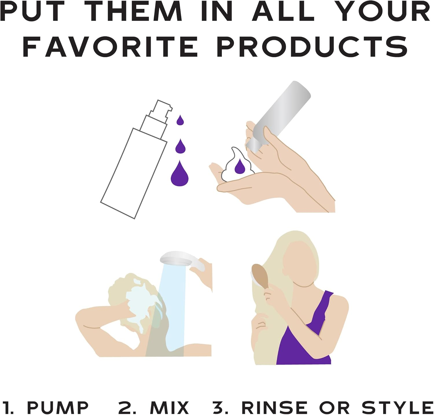 Keracolor Kick Brass Violet Toning Drops 60 Ml