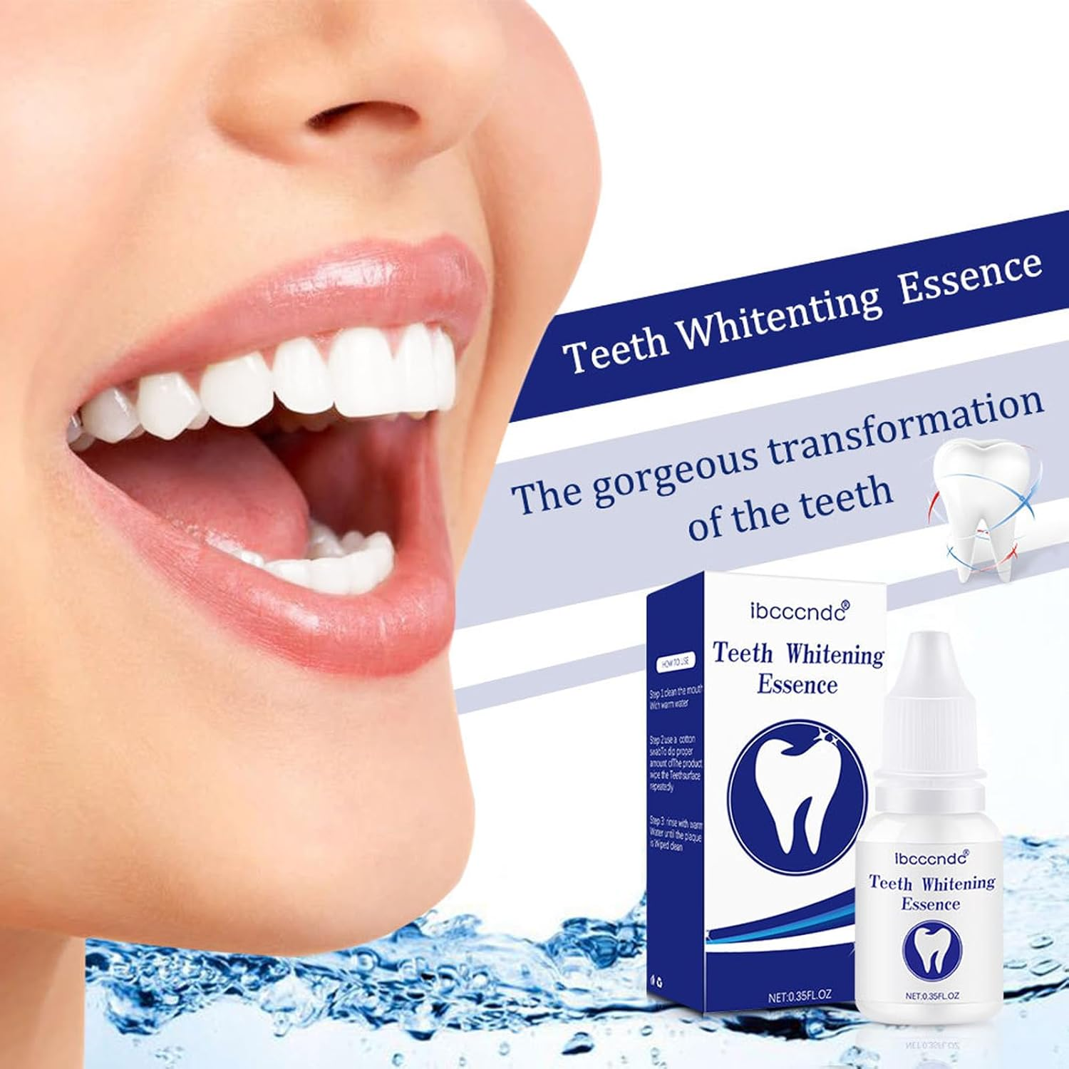 Whitening Tooth Paint Instant Teeth Whitening Essence Teeth Paint Gel Tooth Stain Removal Refreshing Breath Care for All Types of Teeth image number 1