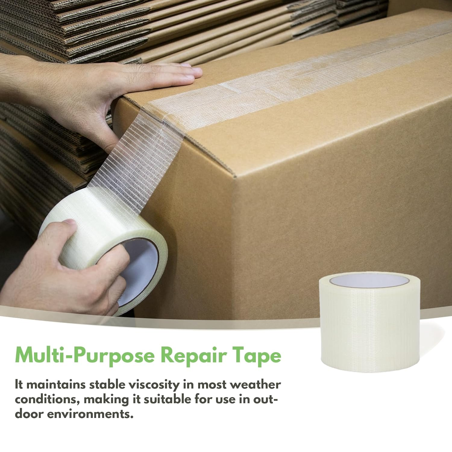 ZTOWOTO RV Awning Repair Tape, Waterproof Sail Tape Tear Resistant, Canvas Repair Tape for Canvas, Boat Cover, Sail, Tarp Repair (Width-8Cm) image number 6