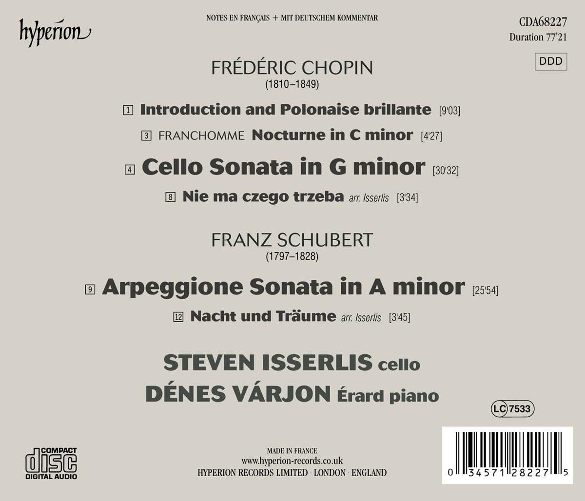 Isserlis & Varjon Play Schubert: Chopin & Franchomme image number 1