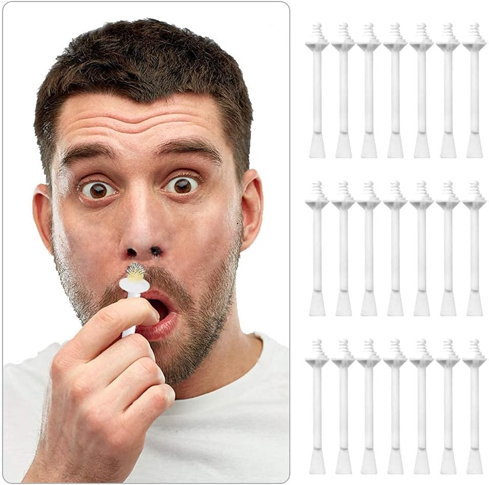 Nose Wax Sticks - 100 Pcs Plastic Nasal Cleaning & Hair Removal Applicators for Nostril, Eyebrow Grooming for Men and Women image number 6
