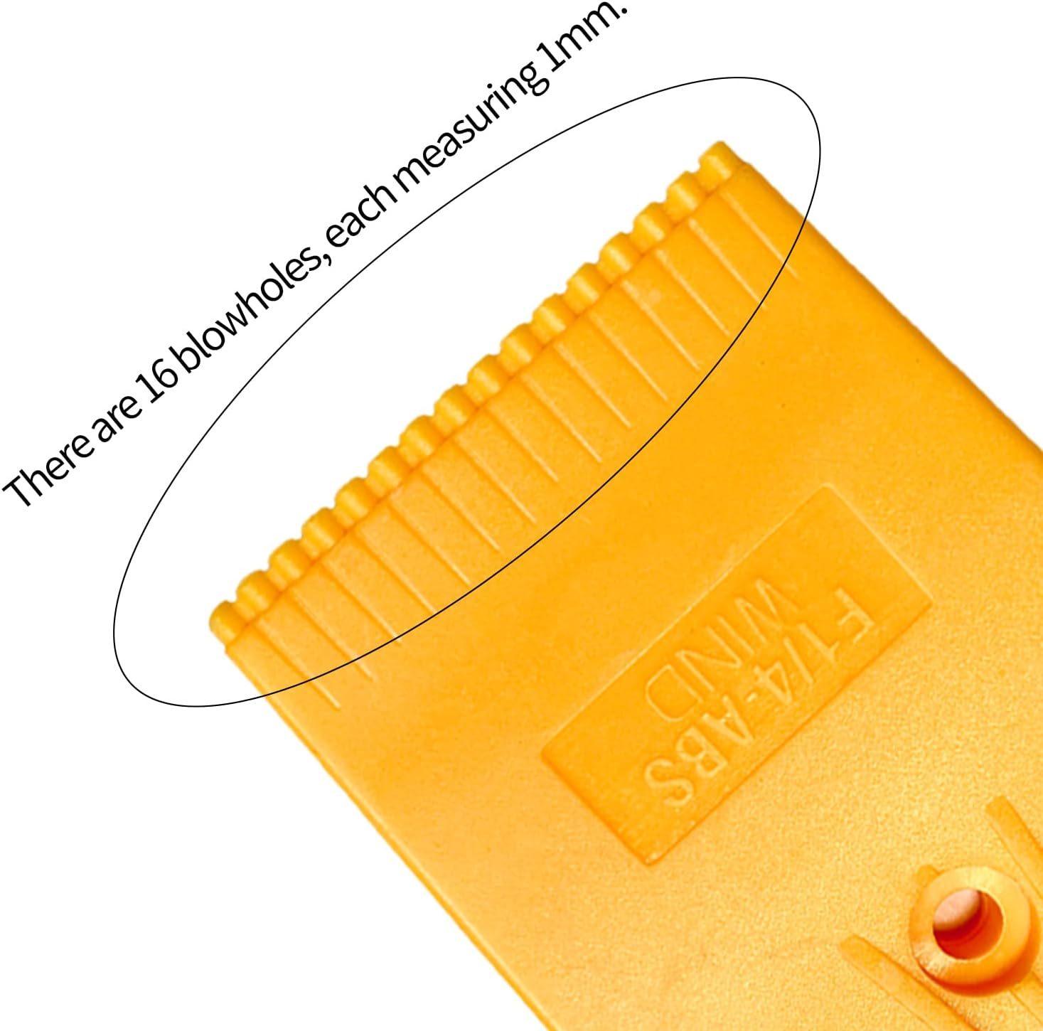 Western Eagle Workshop Blowing 6 PCS Wind Nozzle G1/4 Male, Flat Air Nozzle Orifice, ABS Air Wind Nozzle for Compressed Air Machine Accessory, to Dust Removal, Air Drying image number 2