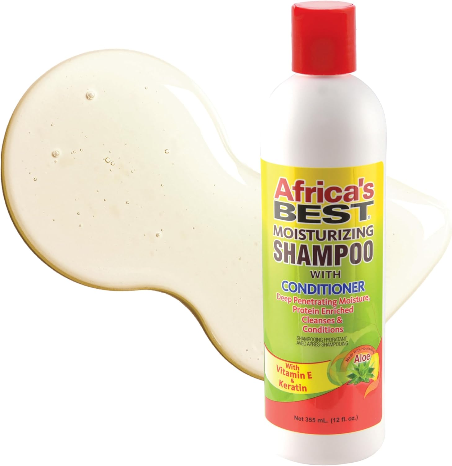 Africa'S Best Moisturizing Shampoo with Conditioner, 12 Ounce image number 3