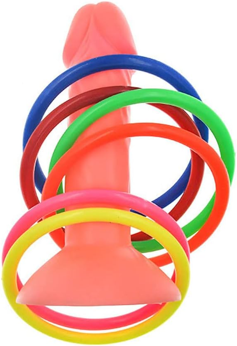 Party Favor Toss Ring Hoopla Hen Night Out Game Novelty Toy Supplies Game Set N0