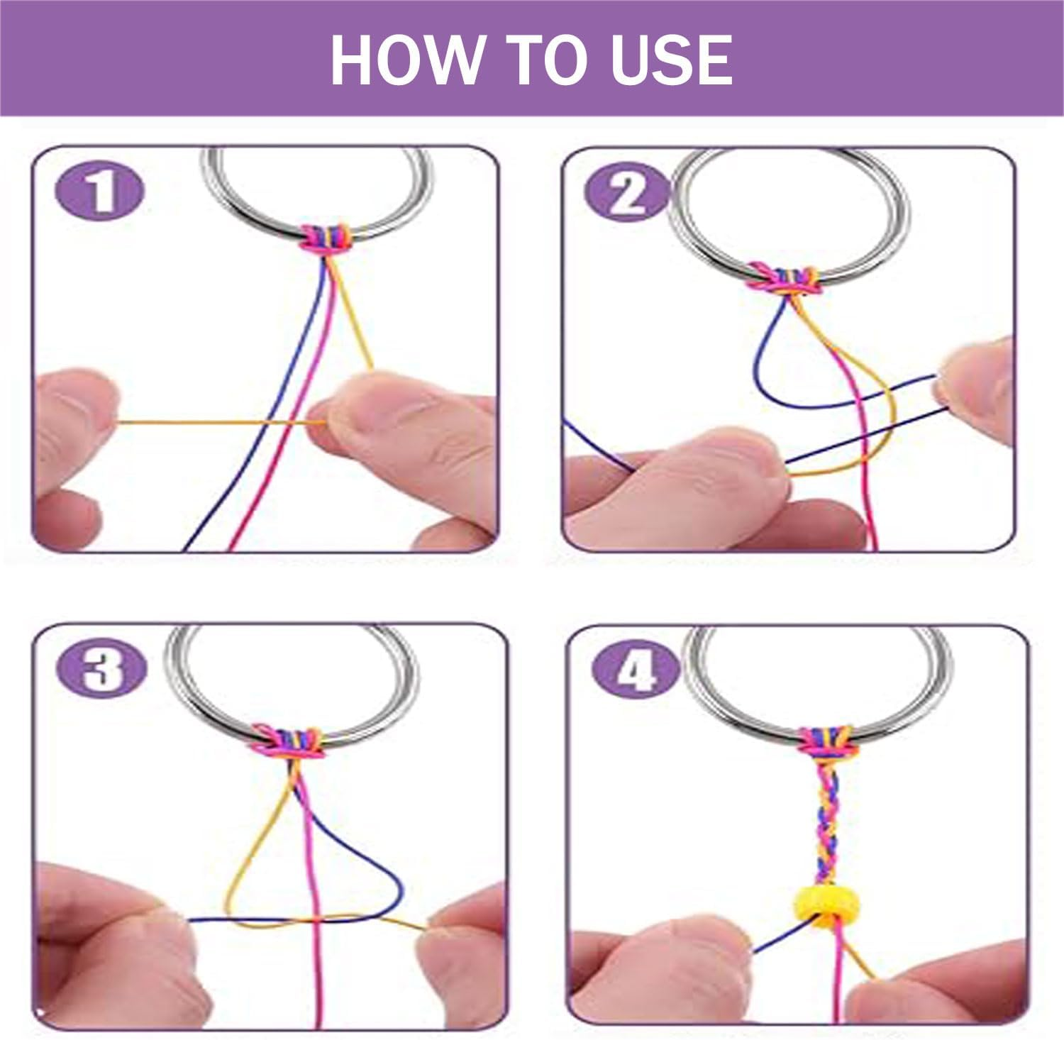 20Rolls Nylon String for Bracelets, 20Color 1000M Lanyard Beading String Thread, Silky Satin Cord, Wax String Bracelet Cord, Waxed Polyester Bracelet Rope for Kumihimo Macrame Jewelry Making