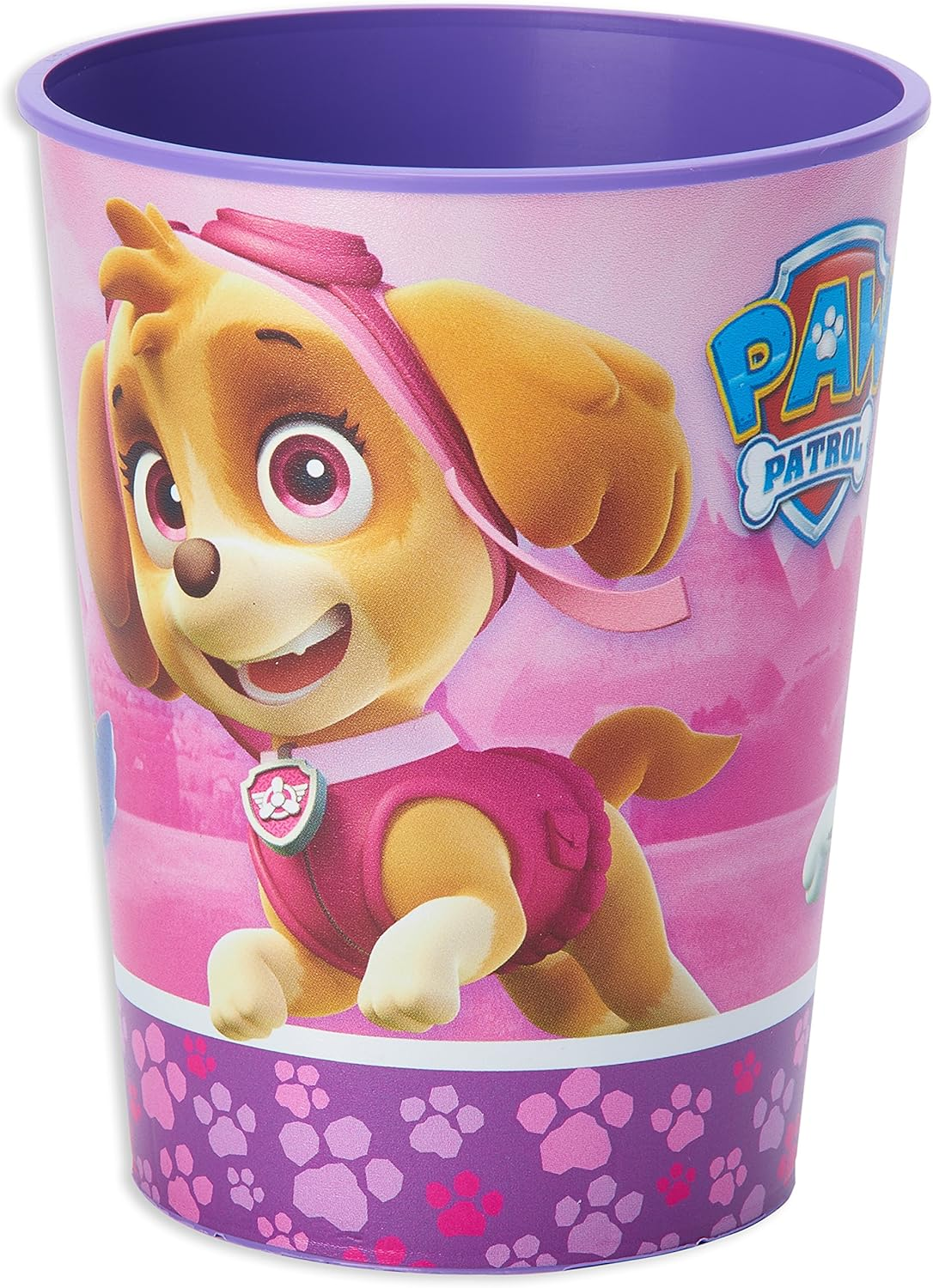 American Greetings Paw Patrol Party Supplies, Pink Plastic Cups (12-Count) image number 5