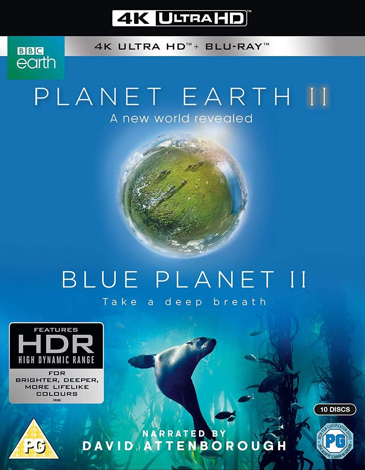 Planet Earth II & Blue Planet II Boxset [4K Blu-Ray] [2017]