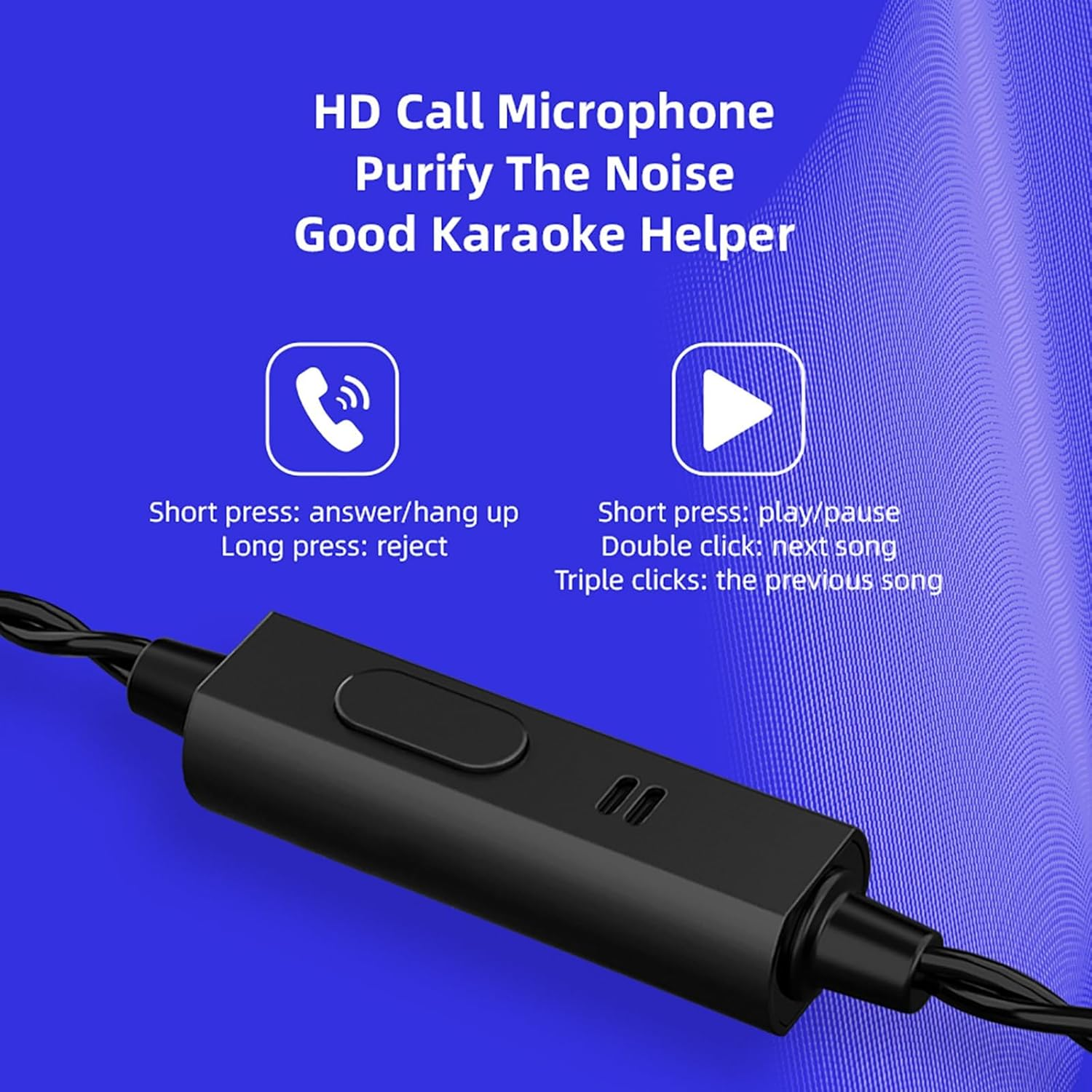 QKZ ZXT Earbuds Wired with Microphone (Translucent Gray) image number 1