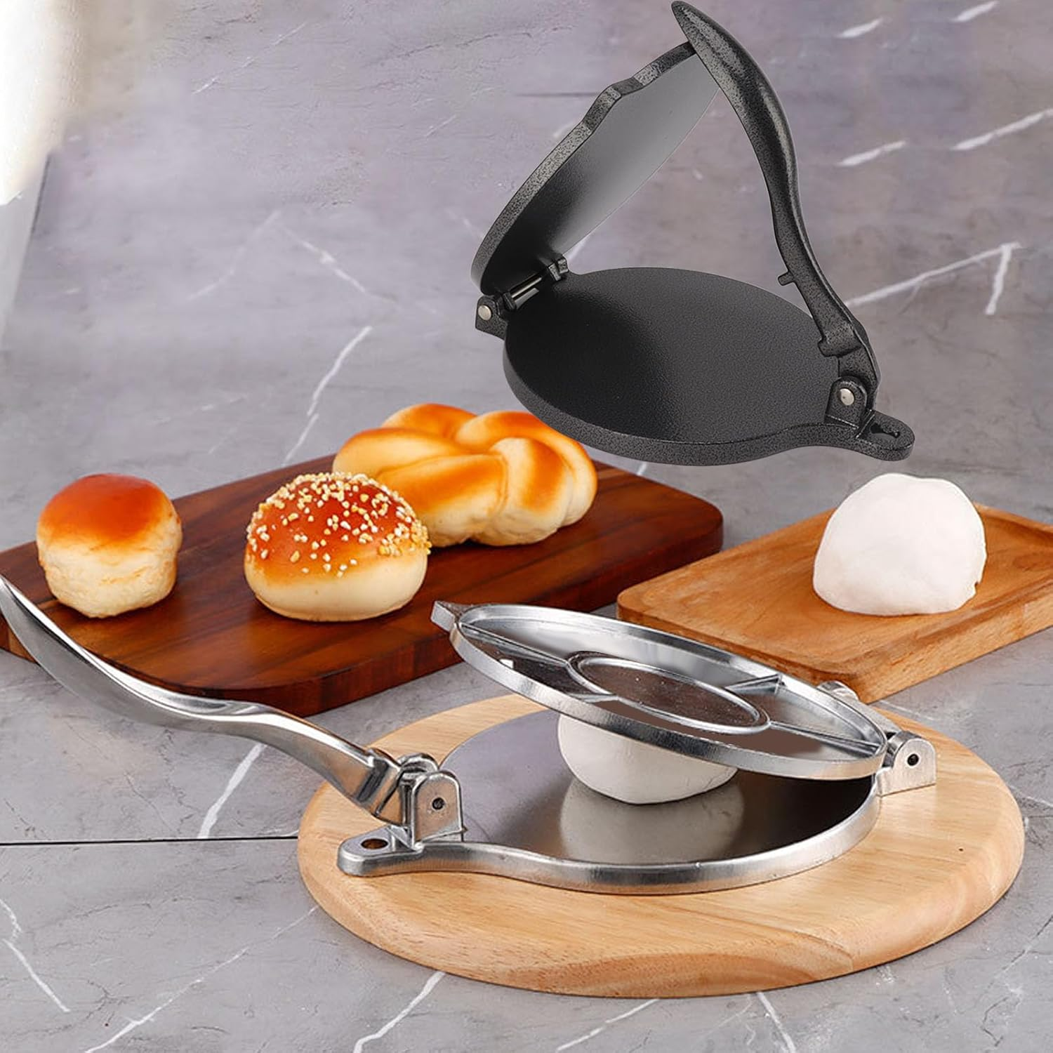 Tortilla Press Tool, Efficient Safe Durable Tortilla Maker for Home (#12)