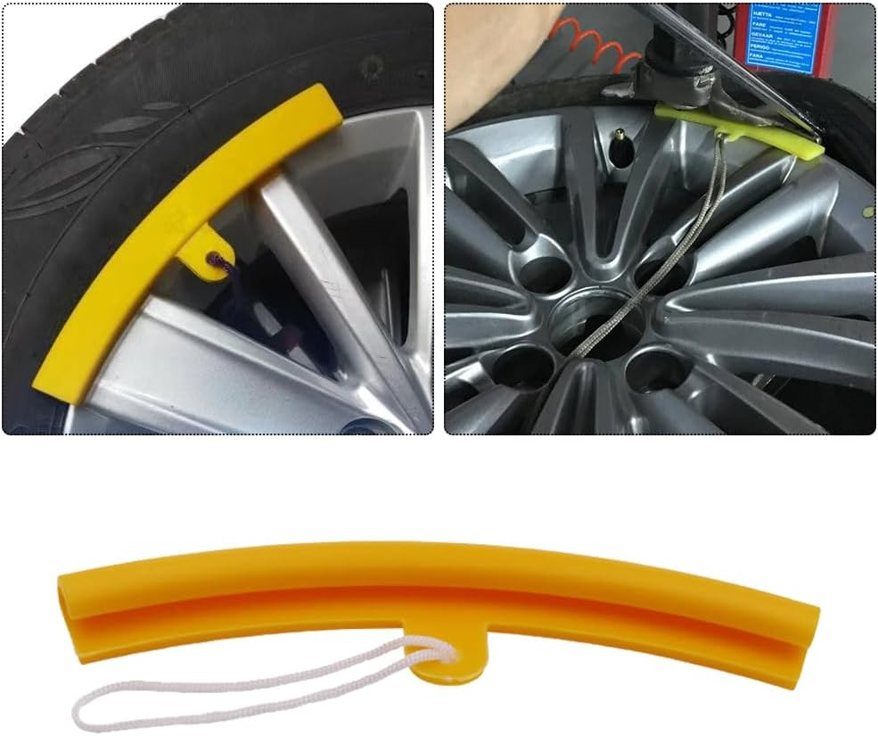 Wheel Rim Protector Tyre Assembly, Rim Protector, Rim Edge Protection, Pack of 6 Rim Protectors, Tyre Mounting Protection, Protects Rims from Wear and Scratches When Changing Tyres, 19.5 Cm