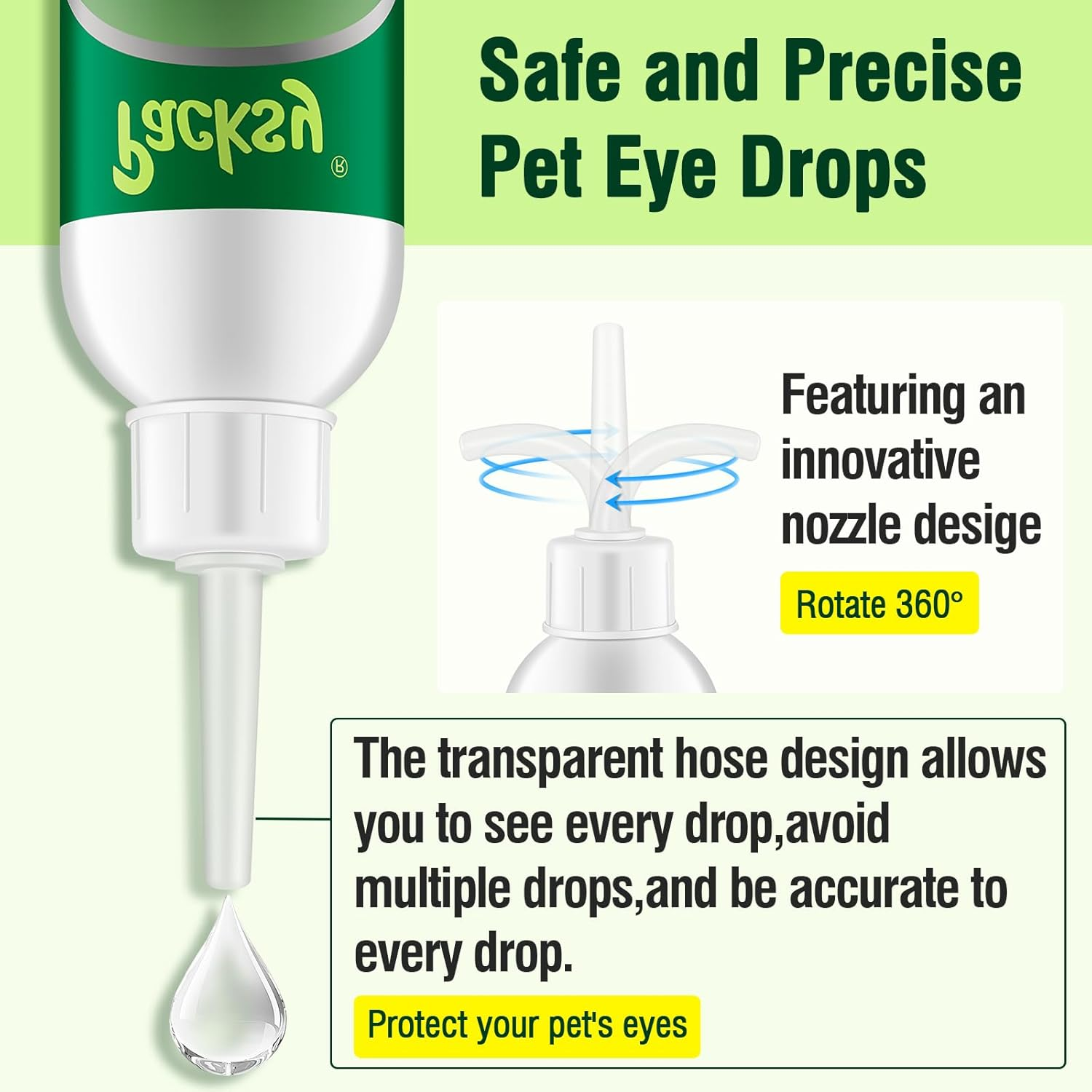 120Ml/4.06Fl Oz Cat and Dog Eye Drops,Soothing Relief for Itchy,Irritated Eyes,All Natural Formula,Tear Stain Remover and Hydrating Eye Care for Pets,Safe for Dogs and Cats image number 5